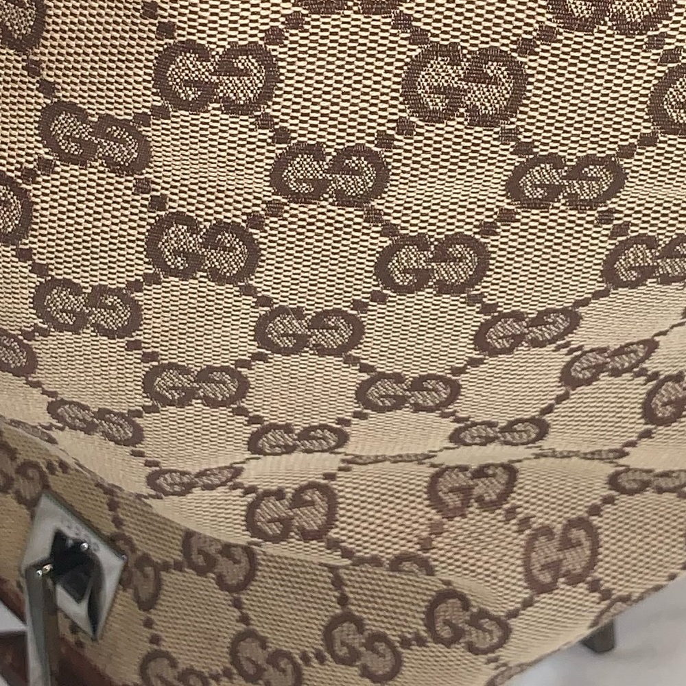 Gucci Beige and Brown GG Tote - Picture 14 of 16